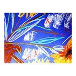 ceramic jur and sunlowers Double Sided Flano Blanket (Mini)  35 x27  Blanket Back