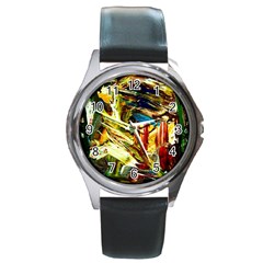 In A Mountains - State Washingtone Round Metal Watch by bestdesignintheworld