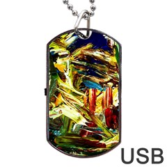 In A Mountains - State Washingtone Dog Tag Usb Flash (one Side) by bestdesignintheworld