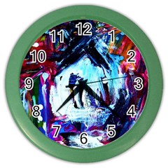 Funny House Color Wall Clocks by bestdesignintheworld