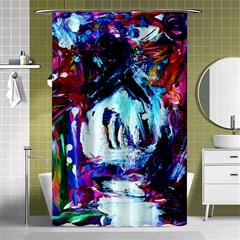 Funny House Shower Curtain 48  X 72  (small)  by bestdesignintheworld