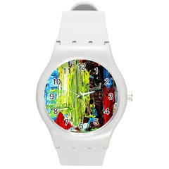 Point Of View - Part3 Round Plastic Sport Watch (m) by bestdesignintheworld