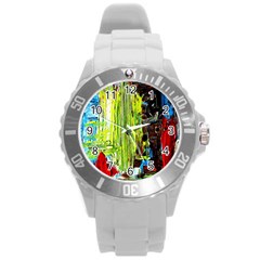 Point Of View - Part3 Round Plastic Sport Watch (l) by bestdesignintheworld