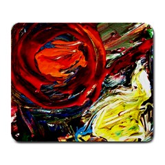 Red Sun In The Mountain Large Mousepads by bestdesignintheworld