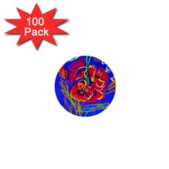 Red Poppies 1  Mini Buttons (100 Pack)  by bestdesignintheworld