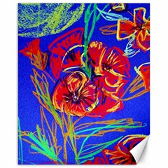 Red Poppies Canvas 16  X 20   by bestdesignintheworld