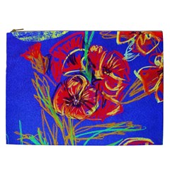 Red Poppies Cosmetic Bag (xxl)  by bestdesignintheworld