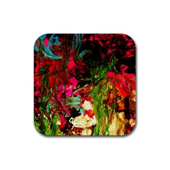 Sunset At The Footage Of Fudjiyama Rubber Coaster (square)  by bestdesignintheworld