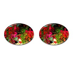 Sunset At The Footage Of Fudjiyama Cufflinks (oval) by bestdesignintheworld