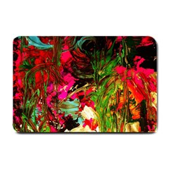 Sunset At The Footage Of Fudjiyama Small Doormat  by bestdesignintheworld