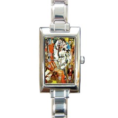 Athena Rectangle Italian Charm Watch by bestdesignintheworld