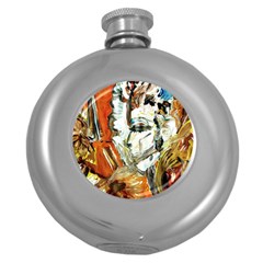 Athena Round Hip Flask (5 Oz) by bestdesignintheworld