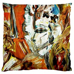 Athena Large Flano Cushion Case (one Side) by bestdesignintheworld