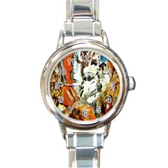 Athena Round Italian Charm Watch by bestdesignintheworld