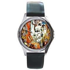 Athena Round Metal Watch by bestdesignintheworld