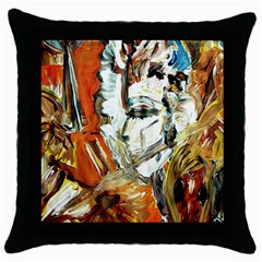 Athena Throw Pillow Case (black) by bestdesignintheworld