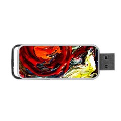 Dscf2280 -red Sun In The Mountain Portable Usb Flash (one Side) by bestdesignintheworld