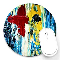 Dscf2250 - Point Of View-part2 Round Mousepads by bestdesignintheworld