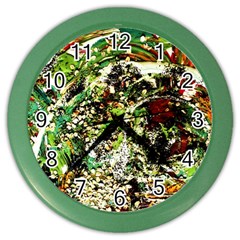 April   Birds Of Paradise 5 Color Wall Clocks by bestdesignintheworld