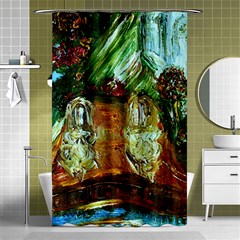 Dscf3179 - Royal Marine And Stone Lions Shower Curtain 48  X 72  (small)  by bestdesignintheworld