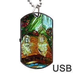 Dscf3179 - Royal Marine And Stone Lions Dog Tag Usb Flash (one Side) by bestdesignintheworld