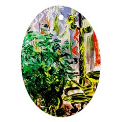 Dscf2188 -- Plant In The Room Oval Ornament (two Sides) by bestdesignintheworld