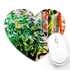 Dscf2188 -- Plant In The Room Heart Mousepads by bestdesignintheworld