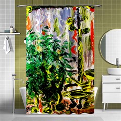 Dscf2188 -- Plant In The Room Shower Curtain 48  X 72  (small)  by bestdesignintheworld