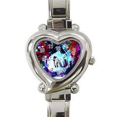 Dscf2355 - Red Airplane Heart Italian Charm Watch by bestdesignintheworld