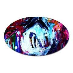 Dscf2355 - Funny House Oval Magnet by bestdesignintheworld