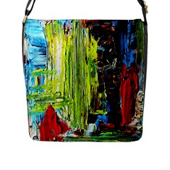 Dscf2262 - Point Of View - Part3 Flap Messenger Bag (l)  by bestdesignintheworld