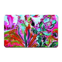 Dscf1472   Copy - Blooming Desert With Red Cactuses Magnet (rectangular) by bestdesignintheworld