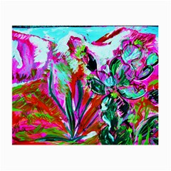 Dscf1472   Copy - Blooming Desert With Red Cactuses Small Glasses Cloth by bestdesignintheworld