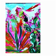 Dscf1472   Copy - Blooming Desert With Red Cactuses Small Garden Flag (two Sides) by bestdesignintheworld