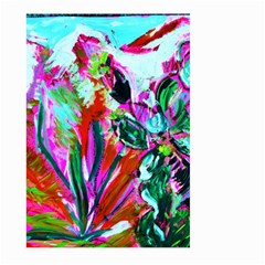 Dscf1472   Copy - Blooming Desert With Red Cactuses Large Garden Flag (two Sides) by bestdesignintheworld