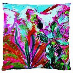 Dscf1472   Copy - Blooming Desert With Red Cactuses Standard Flano Cushion Case (two Sides) by bestdesignintheworld