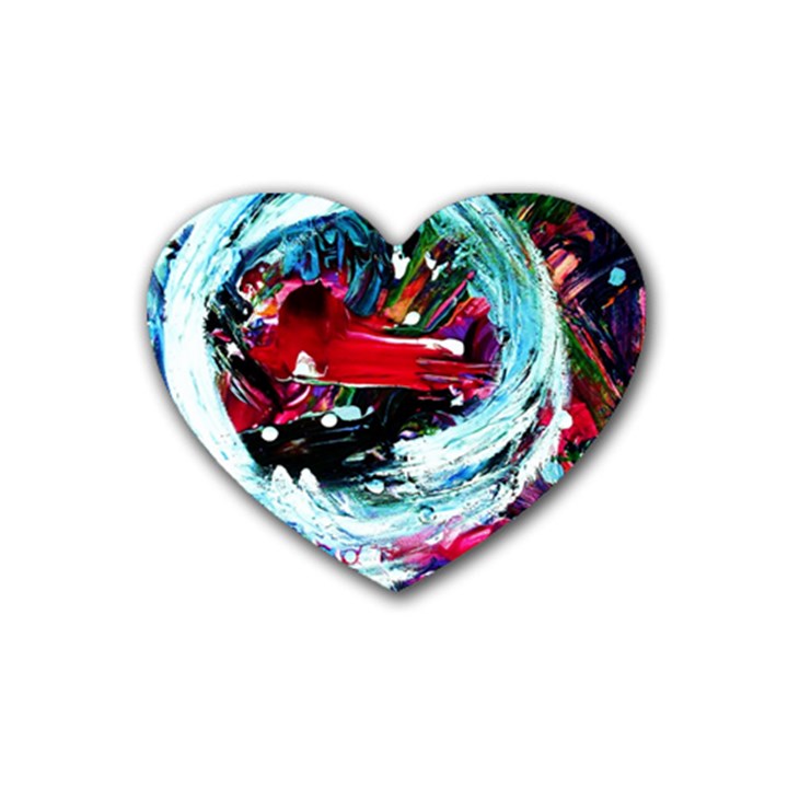 Dscf2356 - red aierplane Heart Coaster (4 pack) 