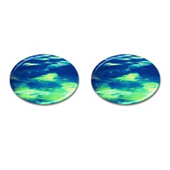 Dscf3194-limits In The Sky Cufflinks (oval) by bestdesignintheworld