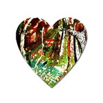 April -    Birds Of Paradise Heart Magnet Front