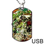 April   Birds Of Paradise 5 Dog Tag USB Flash (One Side) Front