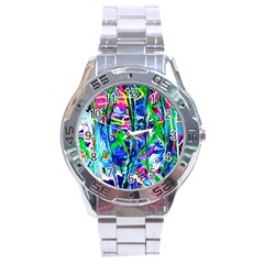 Dscf1656 - Surfers Boards Stainless Steel Analogue Watch by bestdesignintheworld