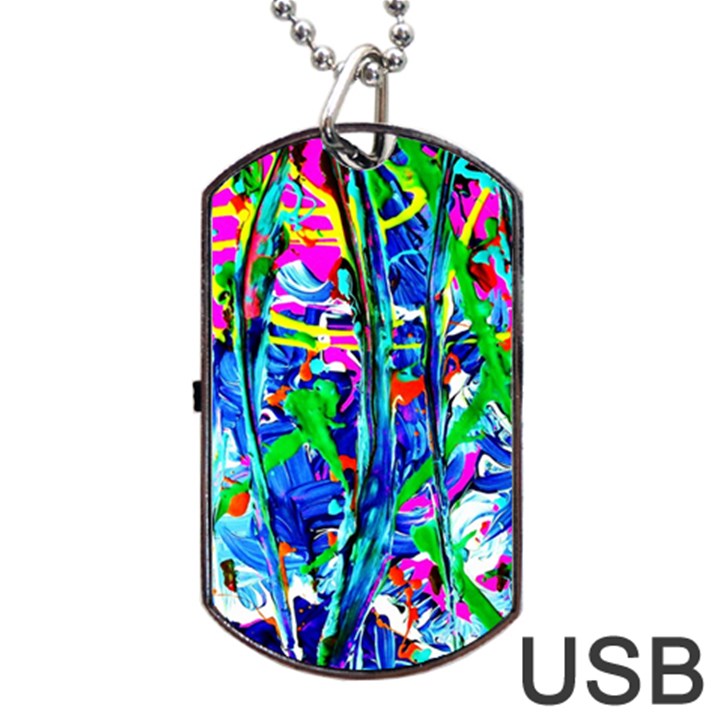 Dscf1656 - surfers boards Dog Tag USB Flash (One Side)