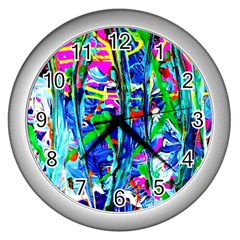 Dscf1656 - Surfers Boards Wall Clocks (silver)  by bestdesignintheworld