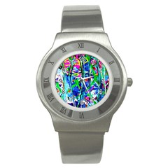 Dscf1656 - Surfers Boards Stainless Steel Watch by bestdesignintheworld