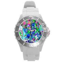 Dscf1656 - Surfers Boards Round Plastic Sport Watch (l) by bestdesignintheworld