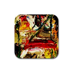 Dscf2283 - Mountain Landscape Rubber Square Coaster (4 Pack)  by bestdesignintheworld