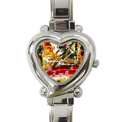 Dscf2283 - Mountain Landscape Heart Italian Charm Watch by bestdesignintheworld