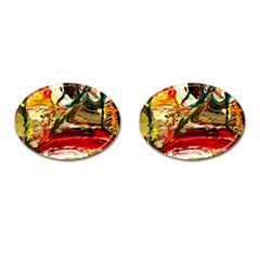 Dscf2283 - Mountain Landscape Cufflinks (oval) by bestdesignintheworld