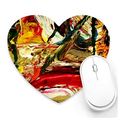 Dscf2283 - Mountain Landscape Heart Mousepads by bestdesignintheworld