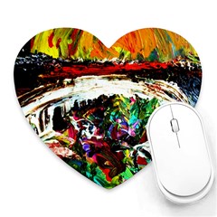 Dscf2599 - Moon In Carribean Heart Mousepads by bestdesignintheworld